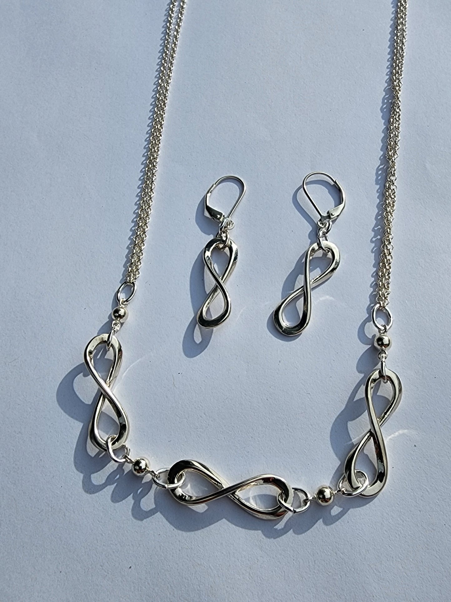 Infinity Earrings - Sterling Silver