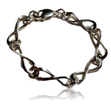 Infinity bracelet with 6 or 7 or 8 or 9 infinities. Would you like to be reminded that you are alive with endless possibilities?  Be The Infinite ...... Be here Now