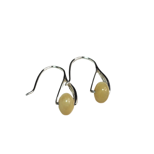 Yellow Opal Comfort Earrings