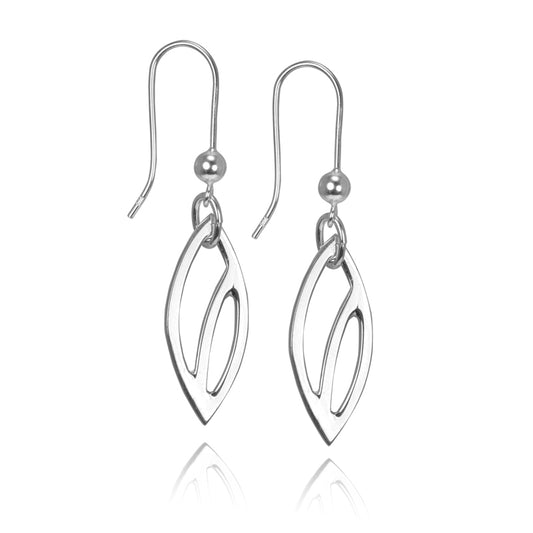 Canoe Kayak with Paddle Earrings