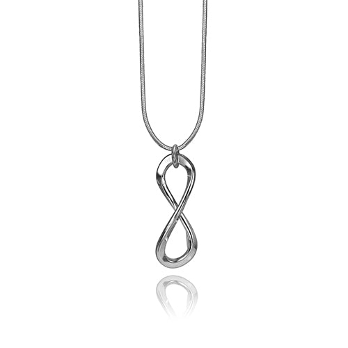 Infinity Pendant in Sterling Silver