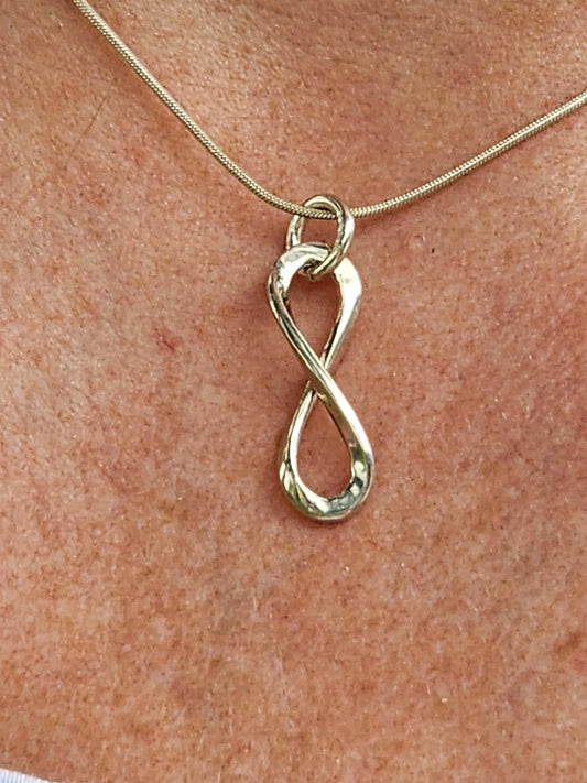 Infinity Pendant in Sterling Silver