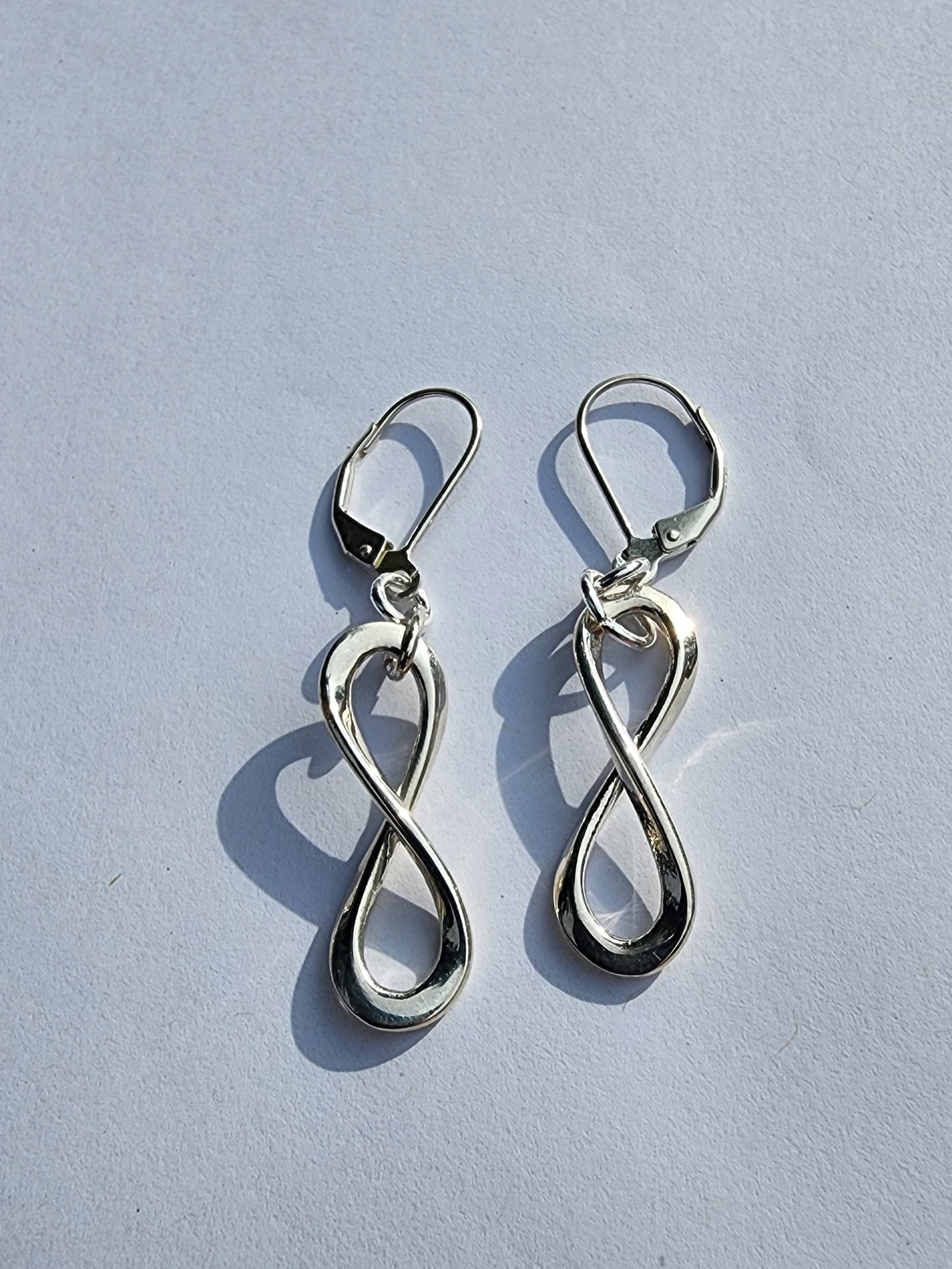 Infinity Earrings - Sterling Silver