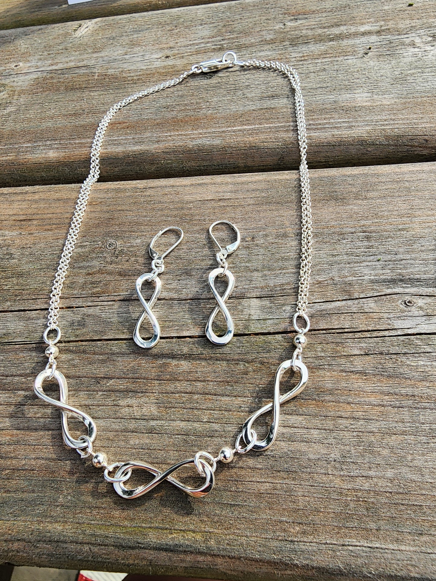 Triple Infinity Necklace