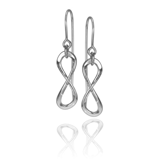 Infinity Earrings - Sterling Silver